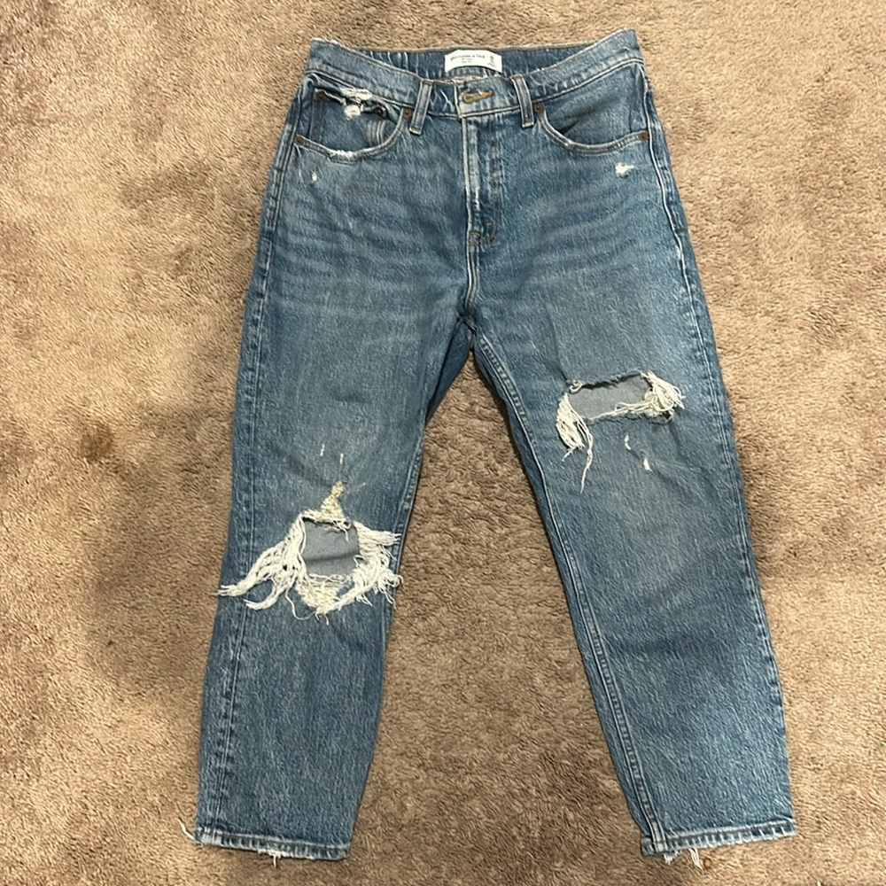 “The Mom” High Rise Jeans Extra Short